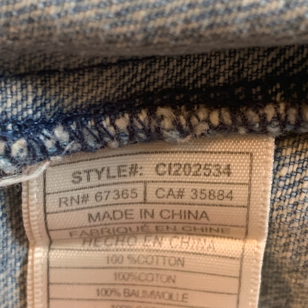 NWT Cupcakes and Cashmere Star Denim Jacket Women’s Size Large - Picture 12 of 16